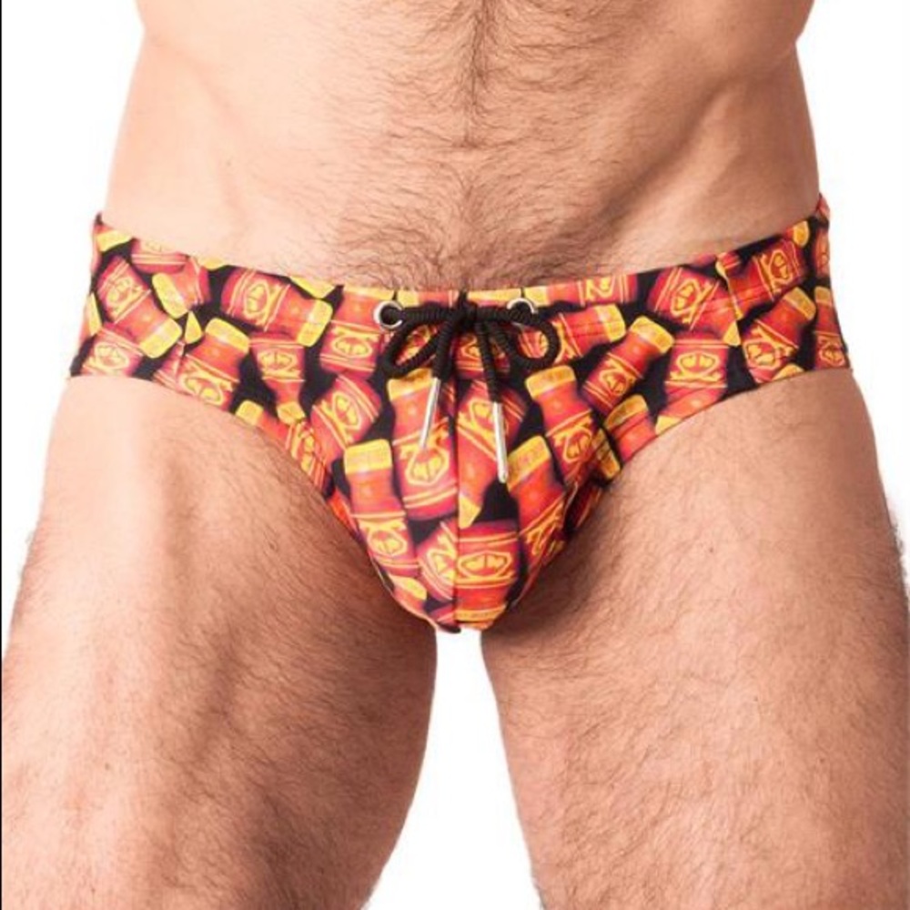 Brand New Nasty Pig Poppers Bikini Swimsuit Sz. L